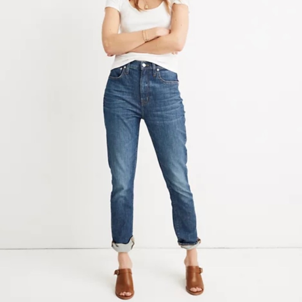 Madewell High-Rise Slim Boyjean 32